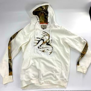 Legendary Whitetails White and Camo Hunting Outdoor Hoodie